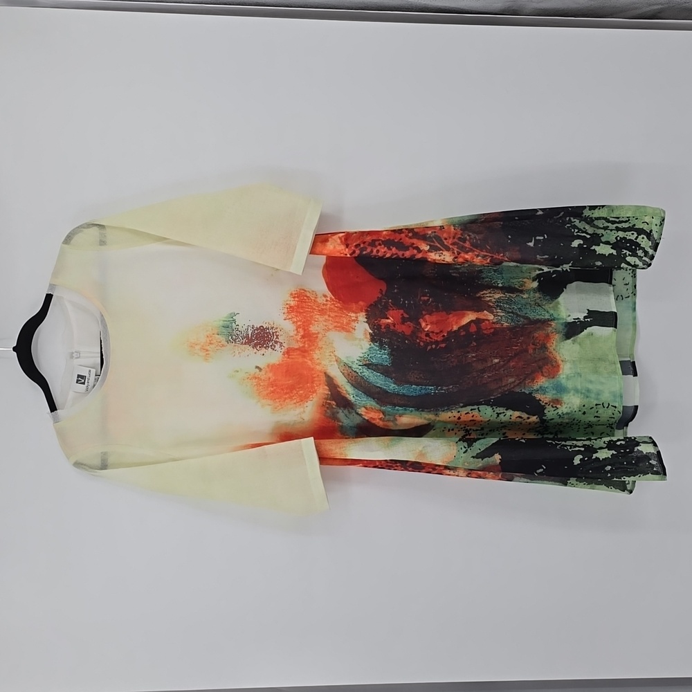 Anthropologie Vicky and Lucas A-Line Abstract Dress Size L